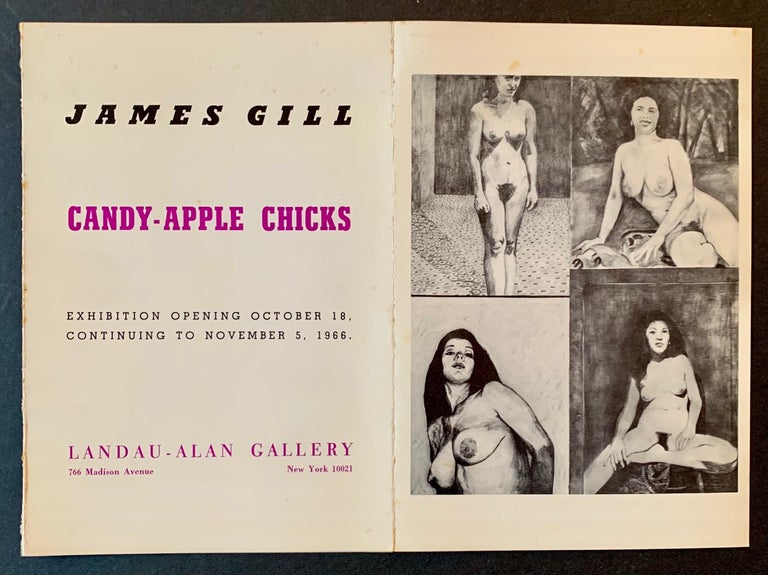Item #21152 James Gill: Candy-Apple Chicks (The Announcement for the 1966 Exhibition)
