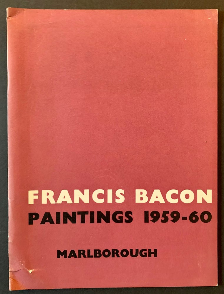 Item #21173 Francis Bacon: Paintings 1959-60
