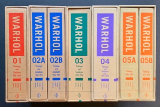 Item #21197 The Andy Warhol Catalogue Raisonne (Complete in 5 Massive Volumes). Andy Warhol...