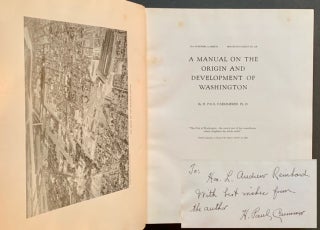 Item #21228 A Manual on the Origin and Development of Washington. H. Paul Caemmerer