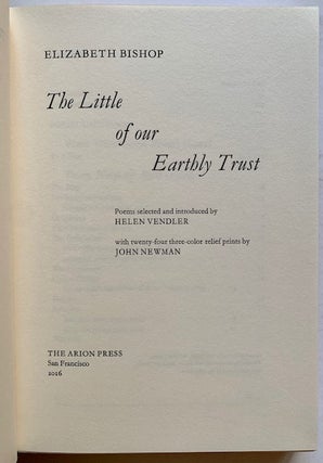 The Little of Our Earthly Trust