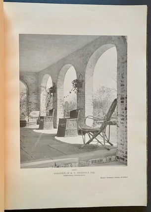 Item #21390 A Monograph of Recent Work Constructed by Geo. L. White Builder (Edwin Bartels)...