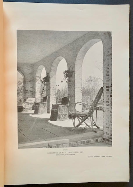 Item #21390 A Monograph of Recent Work Constructed by Geo. L. White Builder (Edwin Bartels) Associate