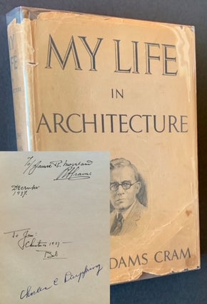 Item #21414 My Life in Architecture. Ralph Adams Cram