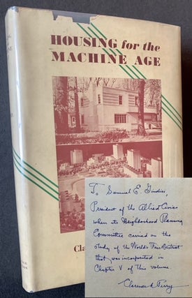 Item #21445 Housing for the Machine Age. Clarence Arthur Perry