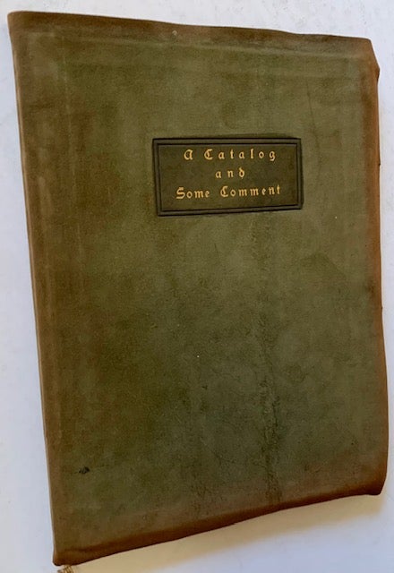 Item #21482 Roycroft Books: A Catalogue and Some Comments Concerning the Shop and Workers at East Aurora, N.Y. Elbert Hubbard.