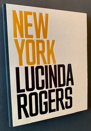 Item #21539 New York: Lucinda Rogers -- Drawings 1988-2018. Lucinda Rogers