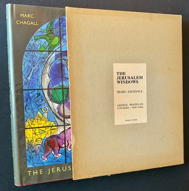 Item #21546 The Jerusalem Windows (Including the Publisher's Printed Slipcase). Marc Chagall.