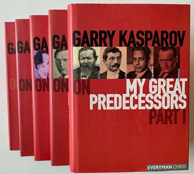 Item #21729 Garry Kasparov on My Great Predecessors (Complete in 5 Volumes). Garry Kasparov.