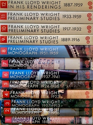 Item #21761 Frank Lloyd Wright Monographs (Complete in 12 Crisp Volumes). Edited and, Yukio Futagawa