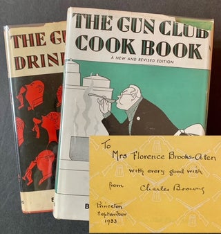 Item #21822 The Gun Club Cook Book AND The Gun Club Drink Book (2 Vols.). Charles Browne