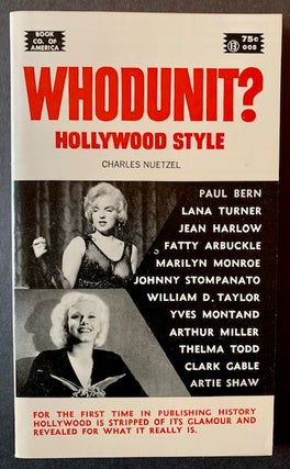 Item #21918 Whodunit? Hollywood Style. Charles Nuetzel