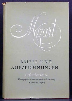Item #2195 Briefe Und Aufzeichnungen (7 Volumes). Wolfgang Amadeus Mozart