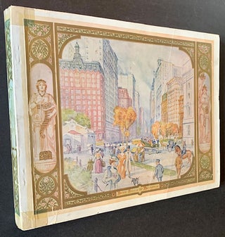 Item #21957 Both Sides of Broadway: From Bowling Green to Central Park -- New York City. Rudolph...