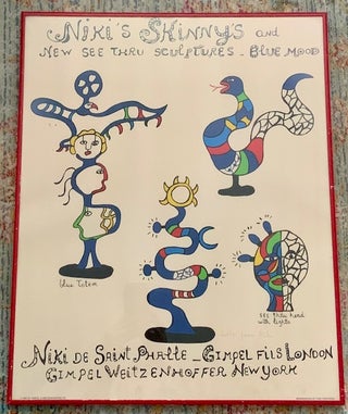 Item #21977 Niki's Skinny's and New See Thru Sculptures - Blue Mood (Signed by Niki de Saint Phalle