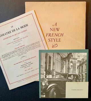 Item #22175 Eight Models from Pierre Balmain: His New Collection Explained by Alice B. Toklas....