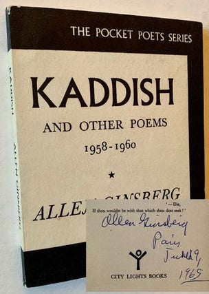 Item #22238 Kaddish and Other Poems 1958-1960 (1st Issue, Signed). Allen Ginsberg
