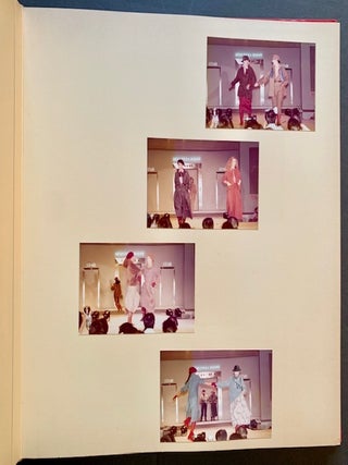 An Archive Showcasing the Work of New York Fashion Designer Geoffrey Beene (Including 2 Photo Albums and a Portfolio of Original Watercolor Sketches)