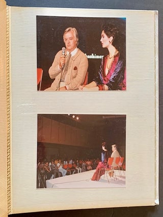 An Archive Showcasing the Work of New York Fashion Designer Geoffrey Beene (Including 2 Photo Albums and a Portfolio of Original Watercolor Sketches)