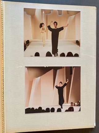 An Archive Showcasing the Work of New York Fashion Designer Geoffrey Beene (Including 2 Photo Albums and a Portfolio of Original Watercolor Sketches)