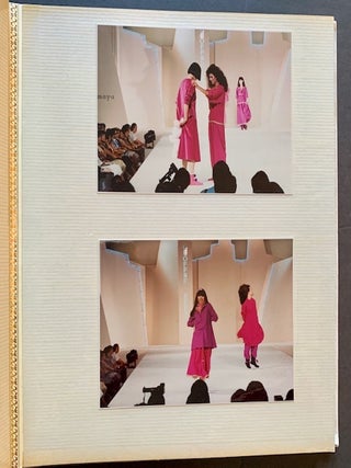 An Archive Showcasing the Work of New York Fashion Designer Geoffrey Beene (Including 2 Photo Albums and a Portfolio of Original Watercolor Sketches)