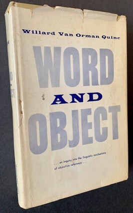 Item #22283 Word and Object. Willard Van Orman Quine