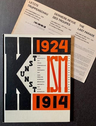 Item #22293 Die Kunstismen / Les Ismes de L'Art / The Isms of Art. El Lissitzky, Hans Arp