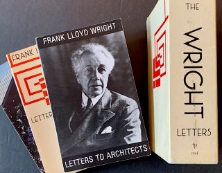 Item #22342 The Wright Letters (3 Vols.). Frank Lloyd Wright