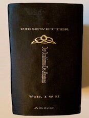 Item #22377 Der Occultismus des Altertums (Vols. I & II). Carl Kiesewetter