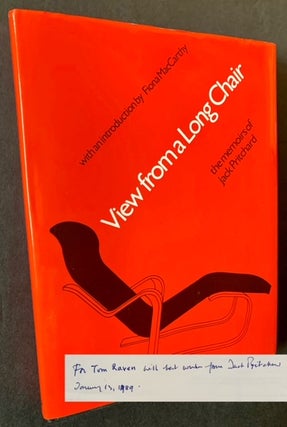 Item #22402 View from a Long Chair: The Memoirs of jack Pritchard. Jack Pritchard