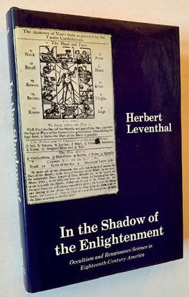 Item #22411 In the Shadow of the Enlightenment: Occultism and Renaissance Science in...