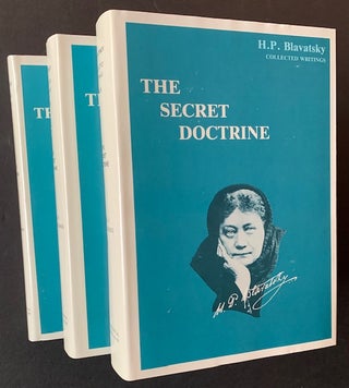Item #22436 Collected Writings--The Secret Doctrine (Vols I-III, a Boxed Set). H P. Blavatsky