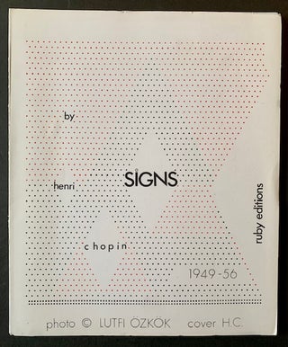 Item #22439 Signs: 1949-56. Henri Chopin