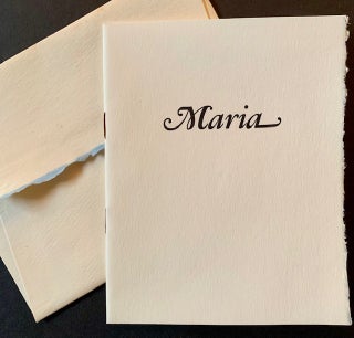 Item #22483 Maria (In Its Original Envelope). Joseph Cornell