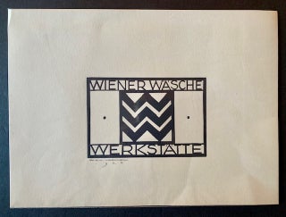 Item #22503 1928 Single Sheet Wiener Werkstatte Woodblock