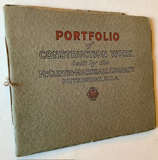 Item #22509 Photographic Reproductions of Steel Buildings, Bridges, Etc: Furnished and Erected by...