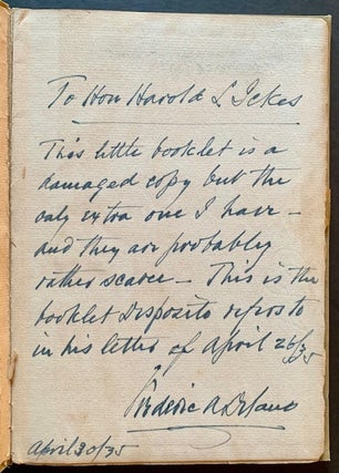 Address to the Chicago Real Estate Board (January 25th, 1906) -- Chicago Railway Terminals: A Suggested Solution fo the Chicago Terminal Problem