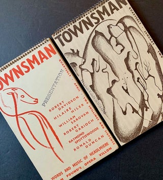 Item #22526 Townsman: A Quarterly (Issues #1 And #2). Ronald Duncan