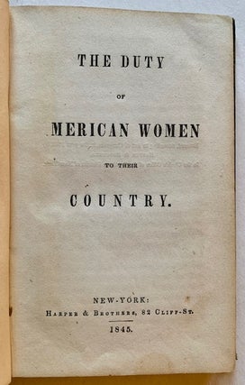 Item #22527 The Duty of American Women to Their Country