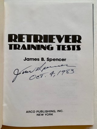 Retriever Training Tests