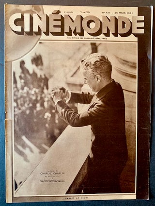 Item #22681 Cinemonde (The March 1931 Charlie Chaplin Cover