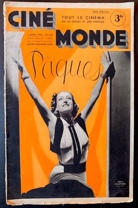 Item #22682 Cinemonde (The April 1935 Joan Crawford Cover
