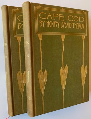 Item #22748 Cape Cod (2 Volumes). Henry David Thoreau