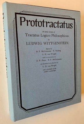 Item #22847 Prototractatus: An Early Version of Tractatus Logico-Philosophicus. Ludwig Wittgenstein