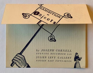 Item #22930 Exhibition of Objects ("Bilboquet"). Joseph Cornell