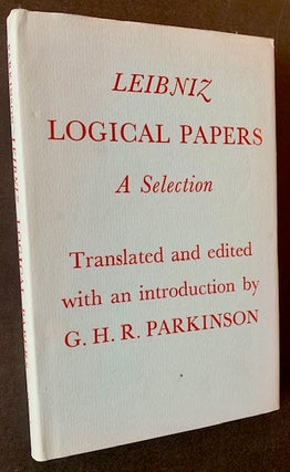 Item #23001 Logical Papers. Leibniz