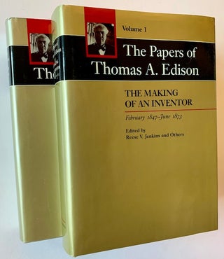 Item #23018 The Papers of Thomas A. Edison: Volumes 1 & 2 (of 8 Total