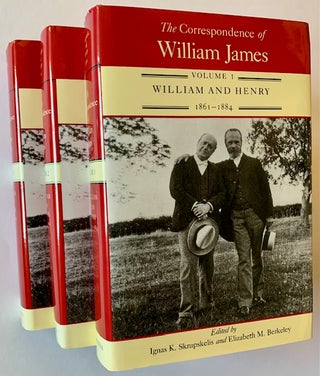 Item #23019 The Correspondence of William James (Vols. I-III). William James