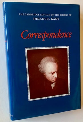 Item #23020 Correspondence (In Dustjacket). Immanuel Kant