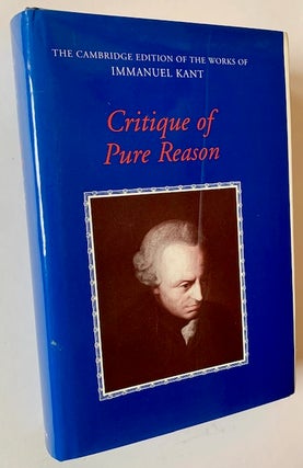 Item #23022 Critique of Pure Reason (In Dustjacket). Immanuel Kant